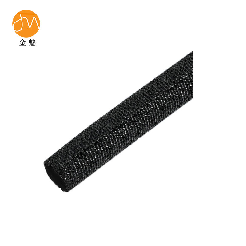 金魅 自卷式阻燃编织套管 开口式19mm 米高清大图