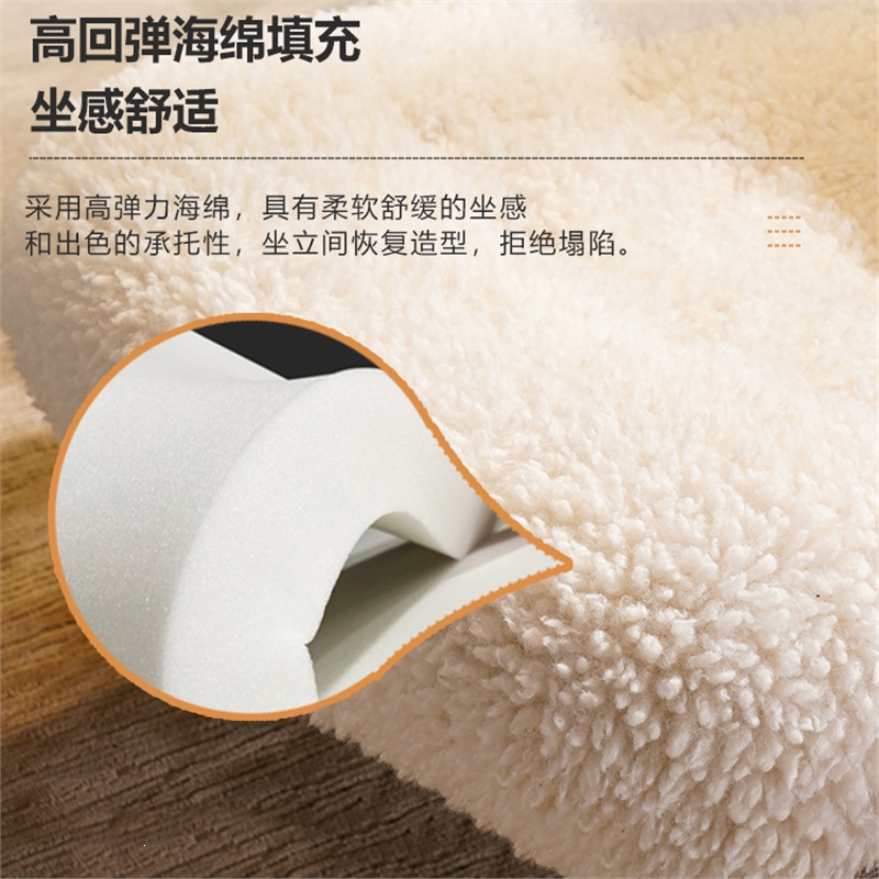 单人沙发阿斯卡利(ASCARI)小户型家用阳台休闲躺椅网红羊羔毛椅子懒人沙发
