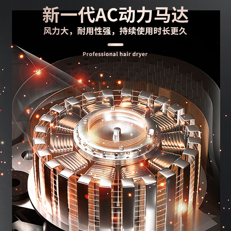 超人(SID)HD2276杭阳电吹风沙龙级大风力速干吹风机大功率恒温不伤发吹风筒冷热风高清大图
