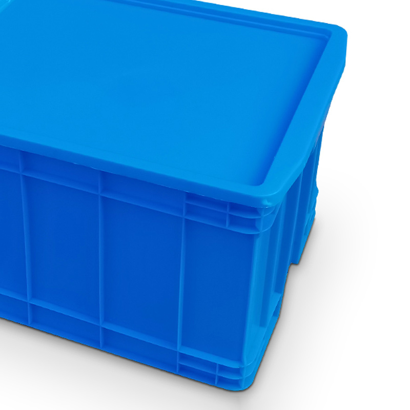 臻远ZY-SNXD-95收纳储物箱长方形物流中转箱带盖子 615*485*350mm高清大图