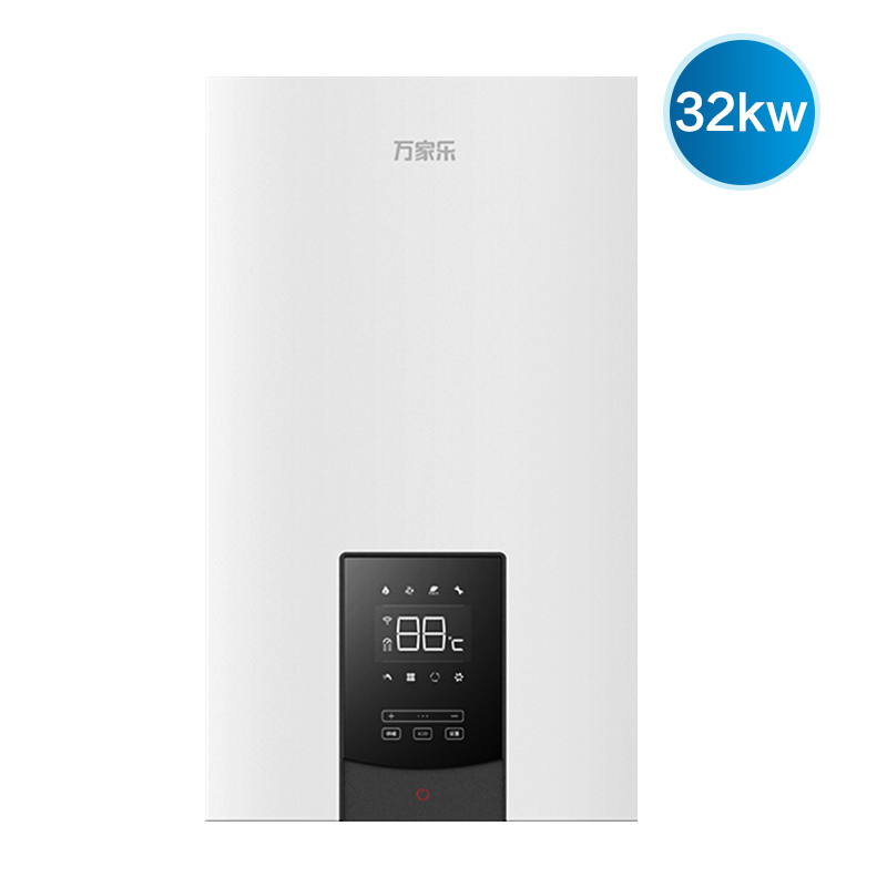 万家乐L1PB32-28B3 32KW采暖洗浴两用热水炉 地暖暖气片ECO节能燃气热水器 WIFI智控壁挂炉