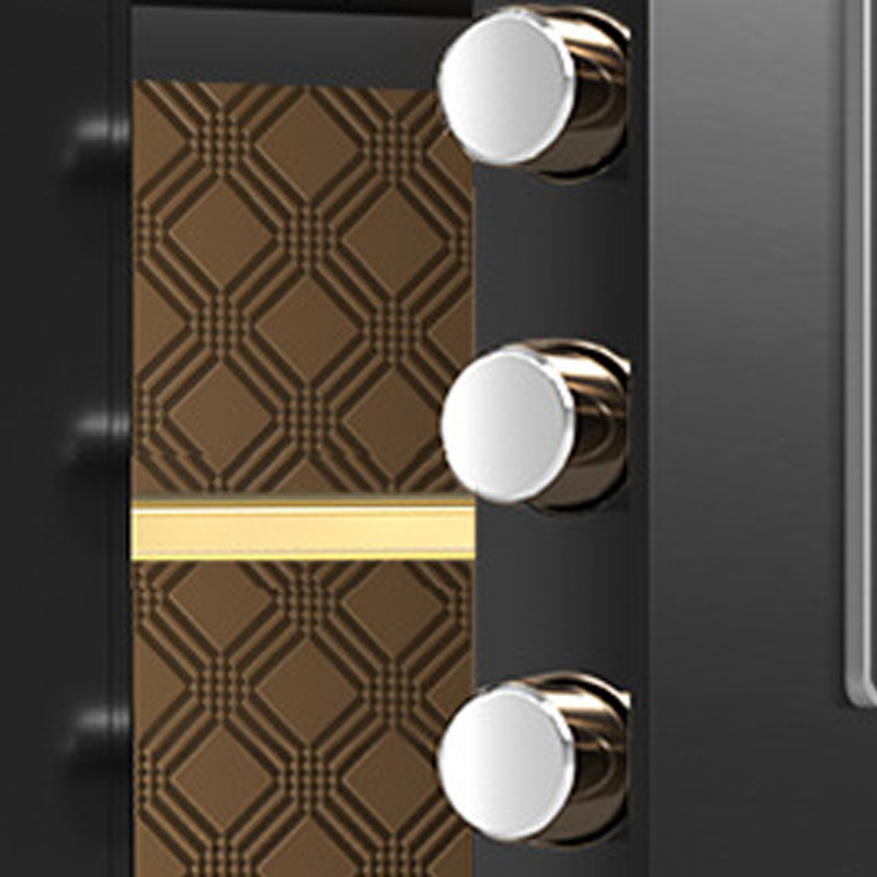 臻远 ZY40618090 小型保险柜密码保险箱全钢防盗保管箱 45cm黑色电子密码款高清大图