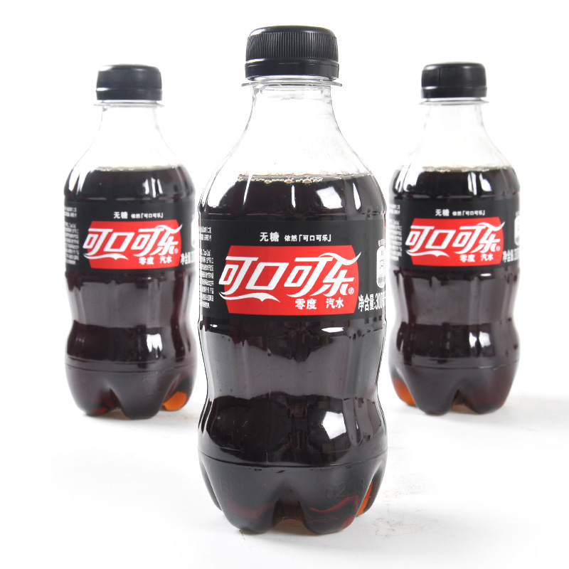 零度可口可乐300ML*6瓶无糖饮料小瓶装夏季饮料碳酸饮品