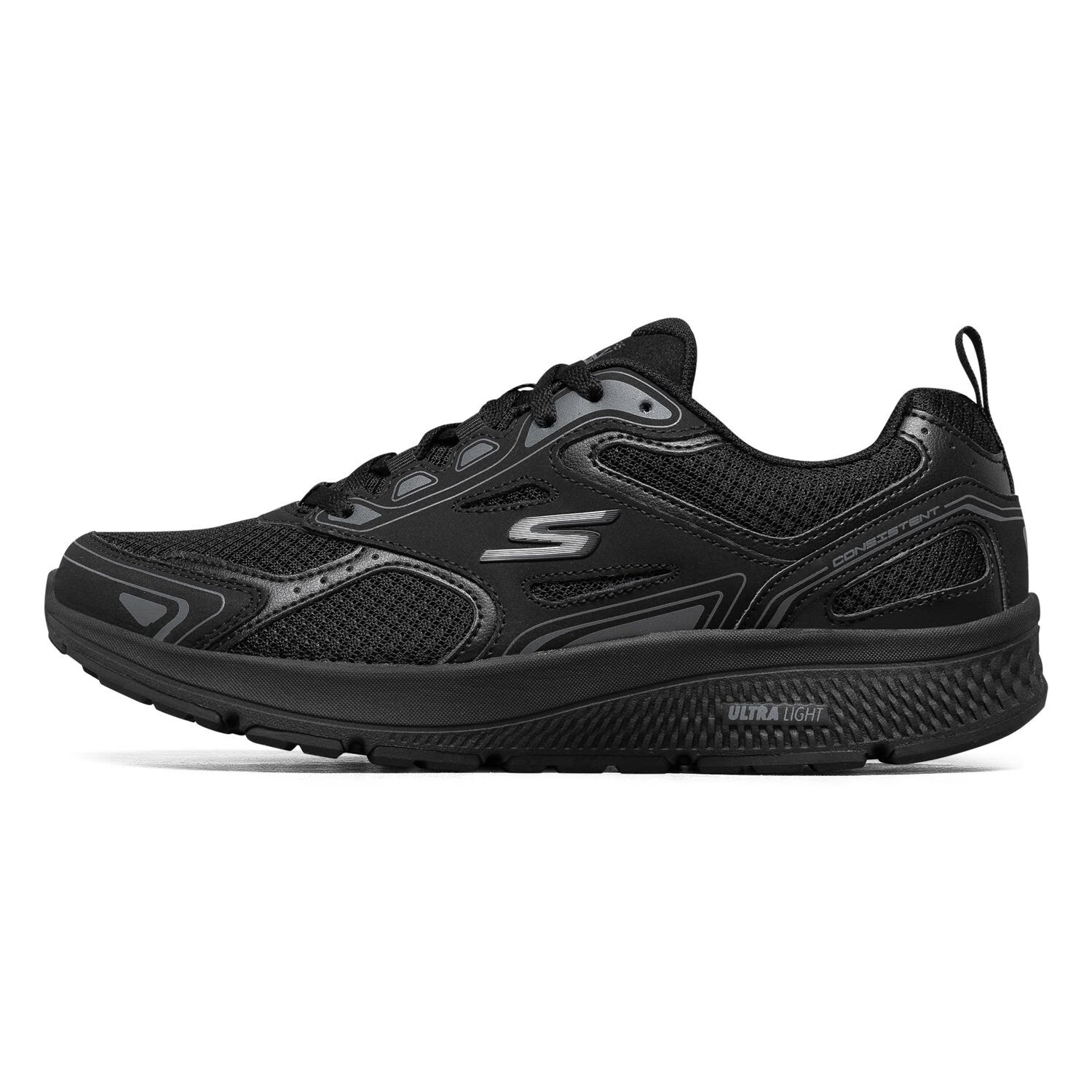 斯凯奇Skechers男鞋休闲运动鞋软底网面鞋轻便透气跑步鞋 52631-BBK 220034-BKCC 41