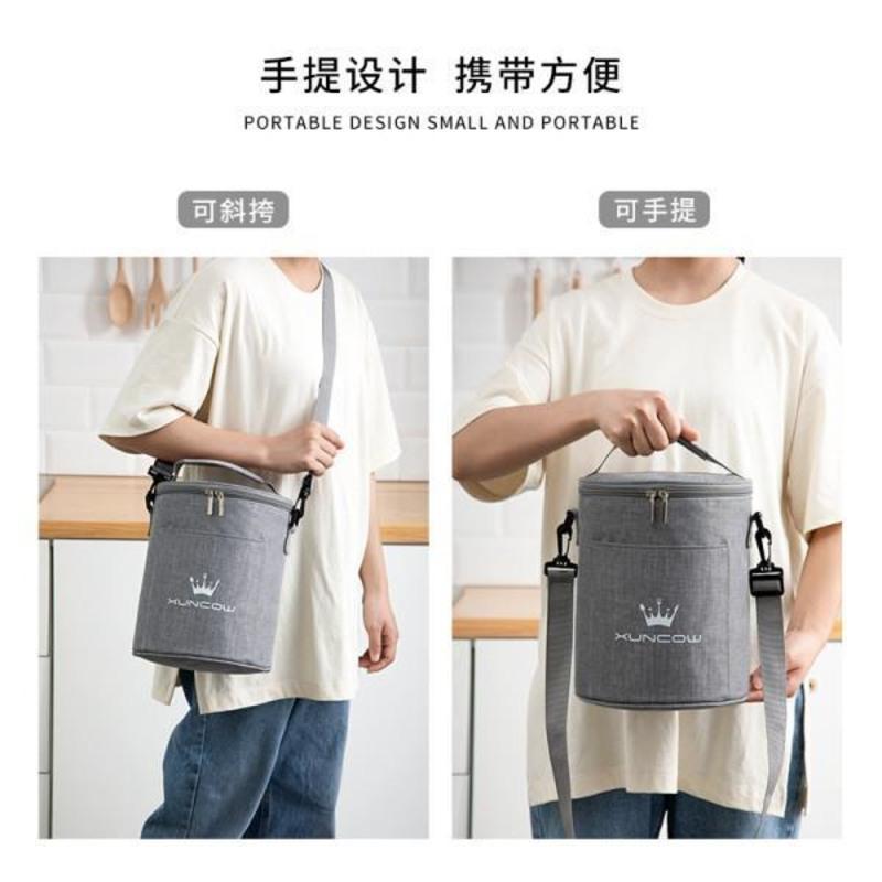 便当包保温桶袋子手提圆形饭盒袋便当盒饭桶保温袋带饭手提袋>800_800