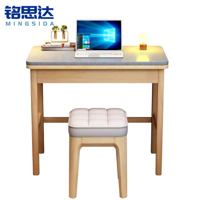 铭思达岩板书桌高清大图