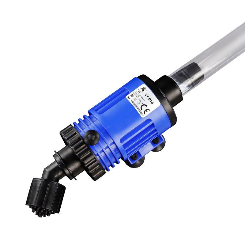 大型鱼缸洗沙换水器清洗工具电动洗砂吸污器吸便器抽粪器自动循环高清大图