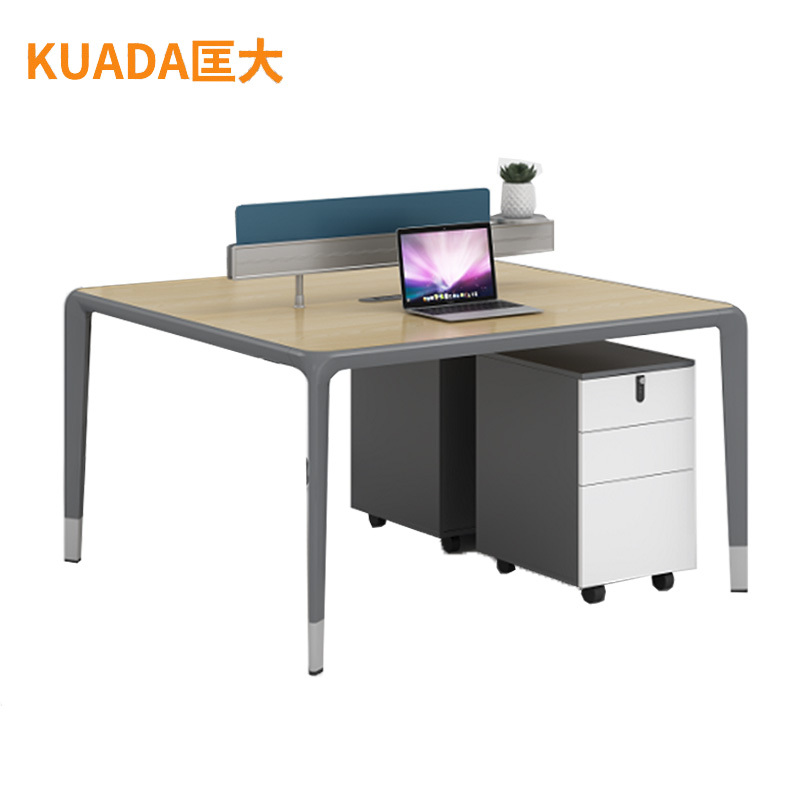 匡大 办公桌时尚简约 职员桌 单人位办公桌 1200*600*760mm KDT569