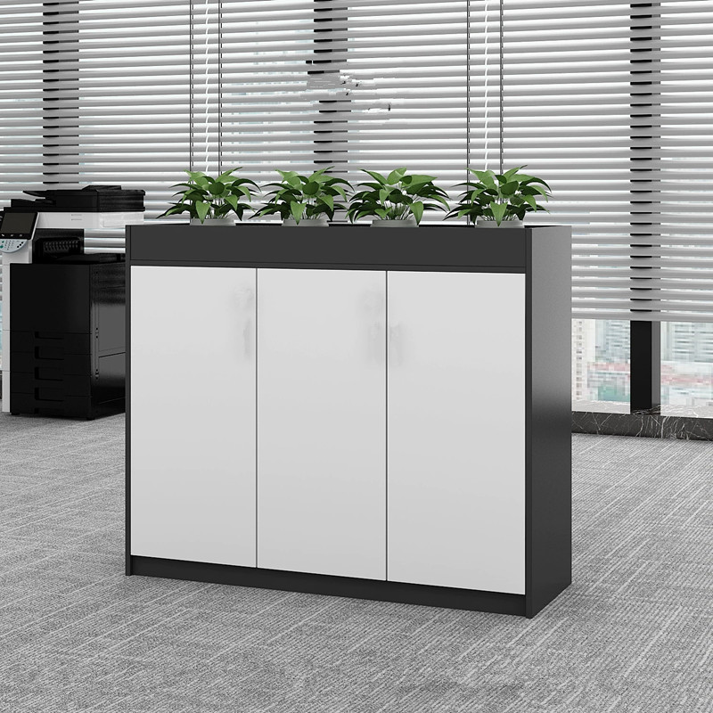 迅众 定做办公室隔断柜 花槽矮柜花草柜 长120X宽30X高100CM 单位 ;套高清大图