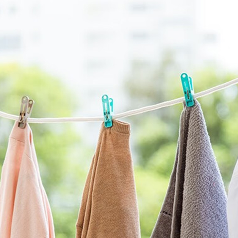 茶花衣夹防滑夹扣锯齿压口加厚材质咬合力强J07002(颜色随机)高清大图