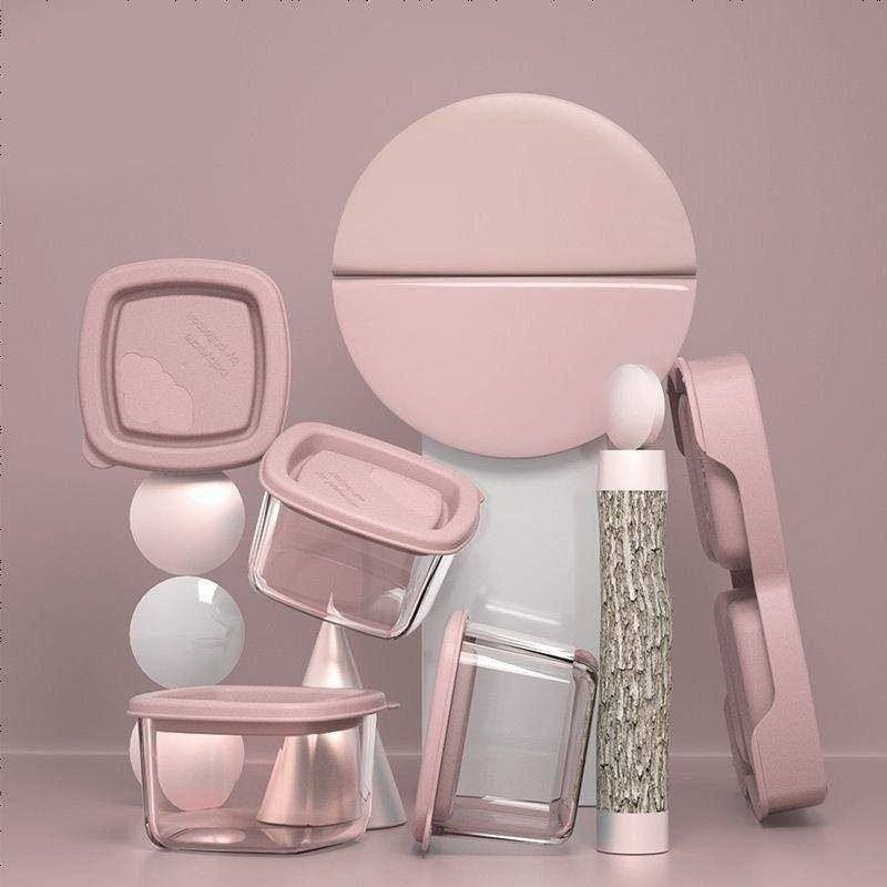 Babycare婴儿辅食保鲜盒玻璃碗冷冻格外出便携零食盒宝宝餐具格薄雾粉60ml报价 参数 图片 视频 怎么样 问答 苏宁易购