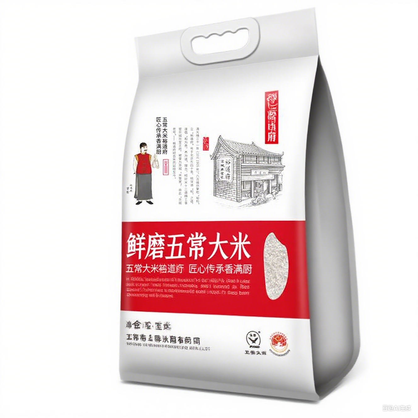 裕道府五常大米5kg非转基因长粒香米原产地生态种植有机健康美味高清大图