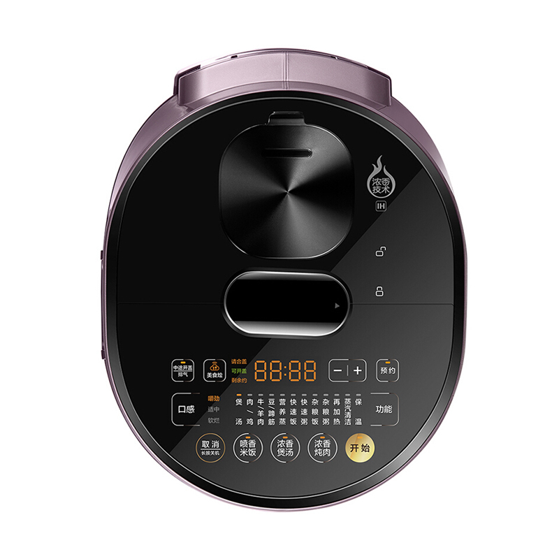 美的[Midea]电压力锅 IH电磁加热可中途加菜 钢胆5L高压锅 MY-HT5077P