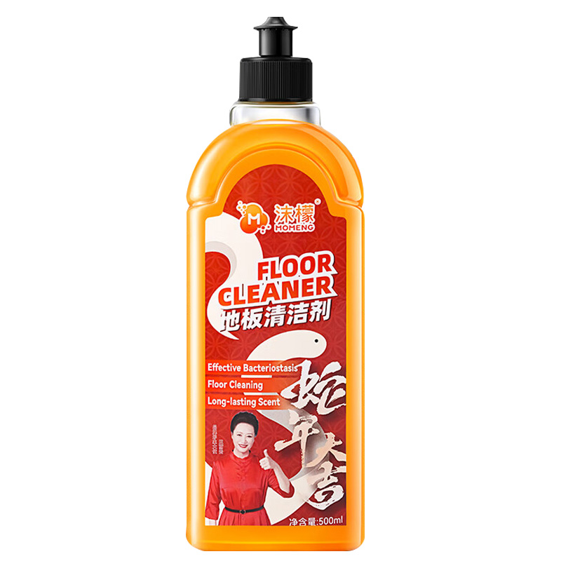 沫檬 地板清洁剂 橙香味(黄瓶装) 500ml