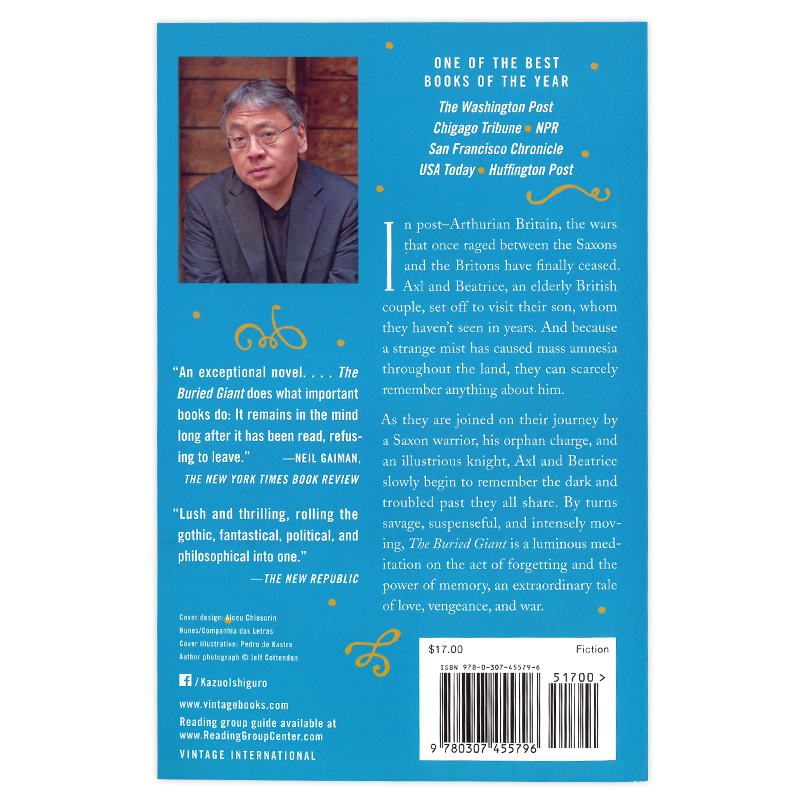 [正版]被掩埋的巨人 英文原版 The Buried Giant 石黑一雄 诺奖得主奇幻小说 记忆与宽恕 搭长日将尽高清大图