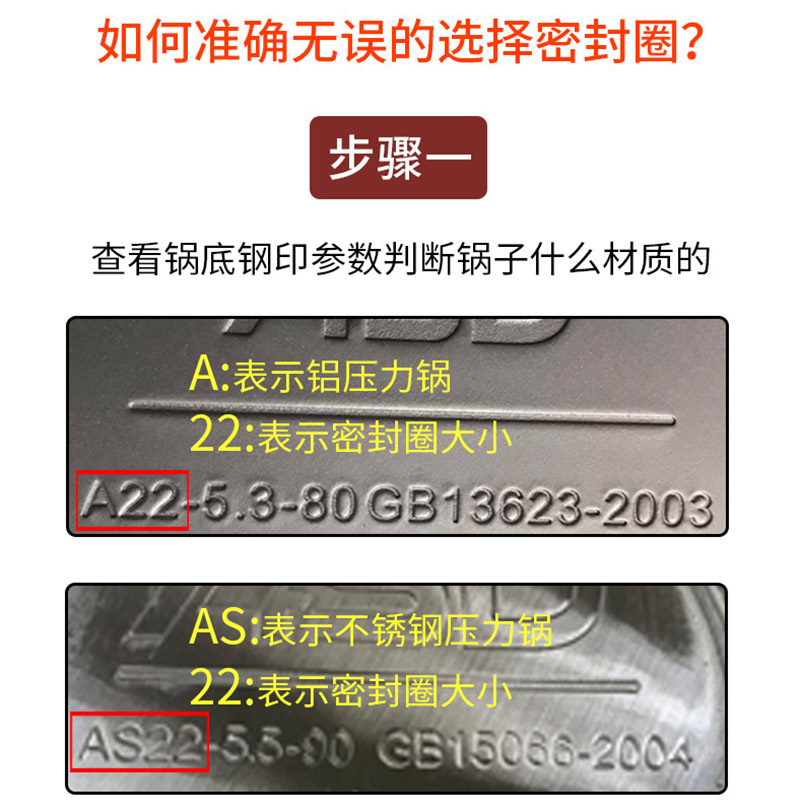 爱仕达原装高压锅配件密封圈铝合金 不锈钢压力锅胶圈皮圈老式锅橡胶圈 24CM不锈钢高压锅90KP通用 BJ24QL高清大图