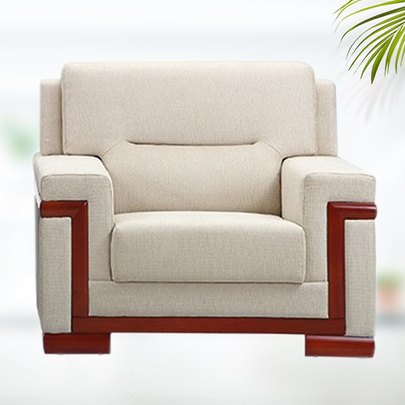 风雷顺贵宾接待会议办公单人位布艺沙发[工厂现做 7天内发货]