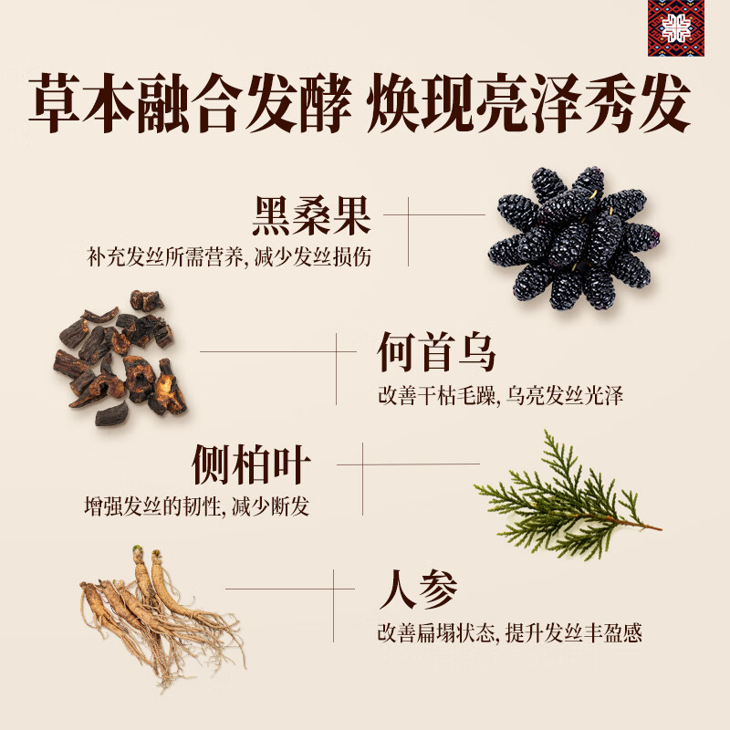 长发小寨控油防脱丰盈洗发露400g B2296高清大图