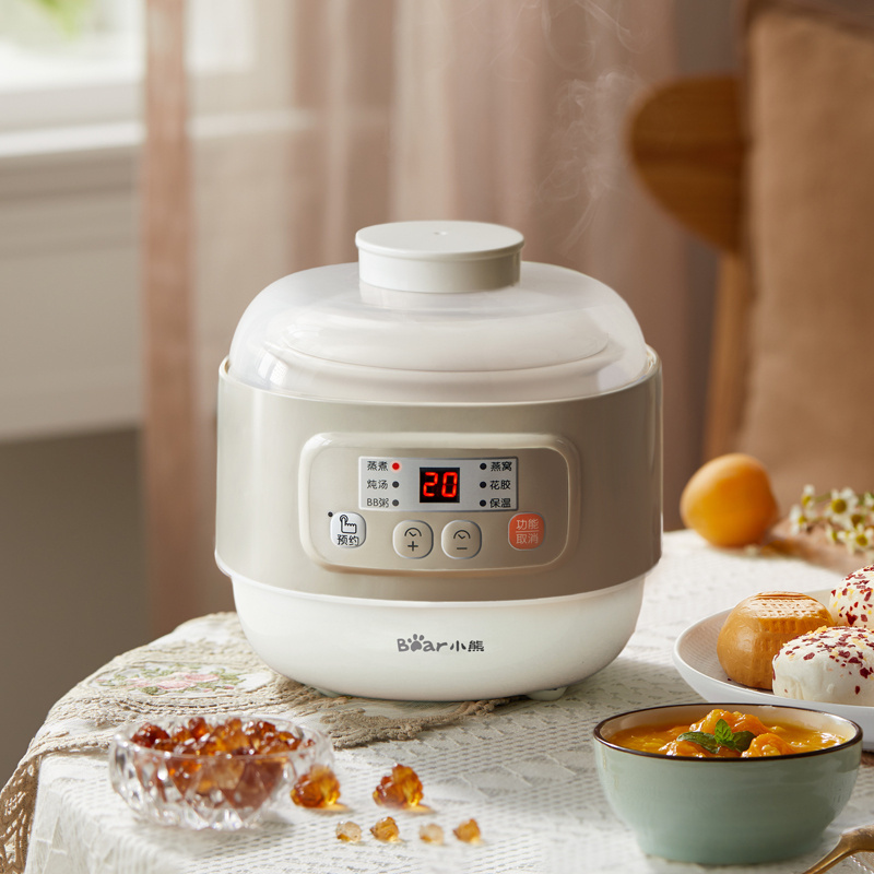 小熊bear电炖盅电炖锅燕窝炖盅隔水炖锅宝宝辅食婴儿bb煲迷你煮粥煲汤
