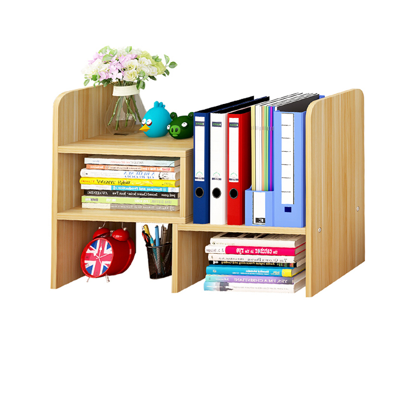 麦德嘉直角伸缩书架桌上置物架