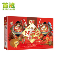 首粮(SHOULIANG)坚果总动员干果盒装6种组合坚果零食1350g