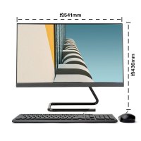 联想(Lenovo)ideacentre AIO 520C 英特尔酷睿i3 23.8英寸家用学习商务办公一体机台式电脑(i3-8145U 8G 256G SSD)黑色