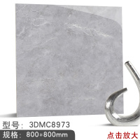 新中源瓷砖客厅新款800X800全瓷地砖现代防滑地板砖简约电视背景墙3DMC8973
