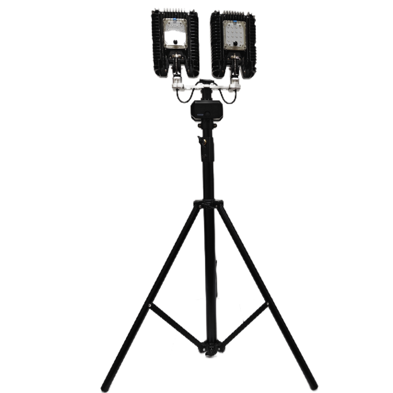 简鼎 JD6813 1000W IP65 DC18.5V LED便携升降灯(计价单位:台) 黑色