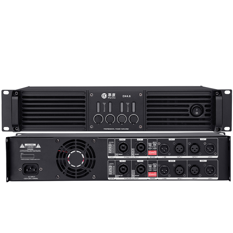 惠度(HuiDu)DX4.6专业四通道600W*4数字纯后级功放(销售单位:台)高清大图