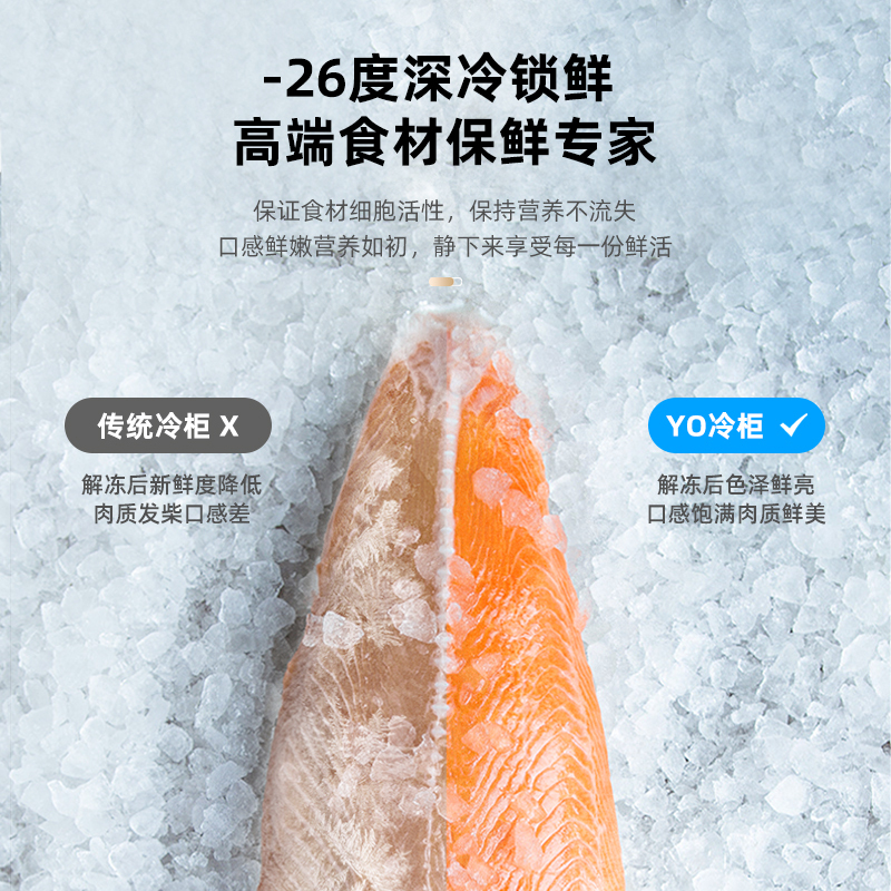 YO冷柜138单温特价款|一级能效|冷藏冷冻可转换
