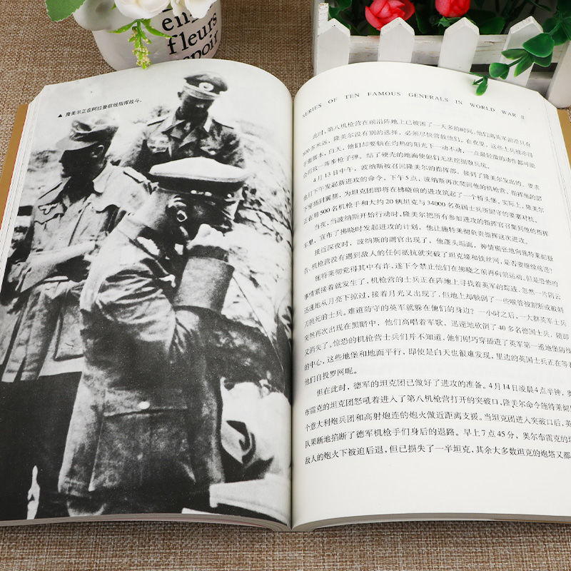 [醉染正版]隆美尔传风云人物传记自传全套2册 第二次世界大战十大名将丛书二战书籍全史军事经典类书籍大全战争隆美尔战时文件高清大图