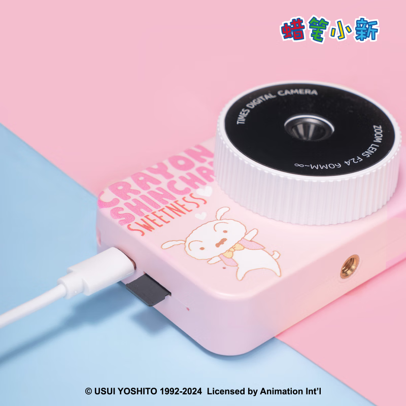 蜡笔小新 儿童卡通相机 3-6岁高清ccd学生党 L286T高清大图