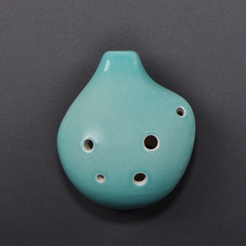 月牙弯弯青寻一陶笛六孔陶笛中音c调儿童陶笛乐器6孔ac陶笛初学入门ac