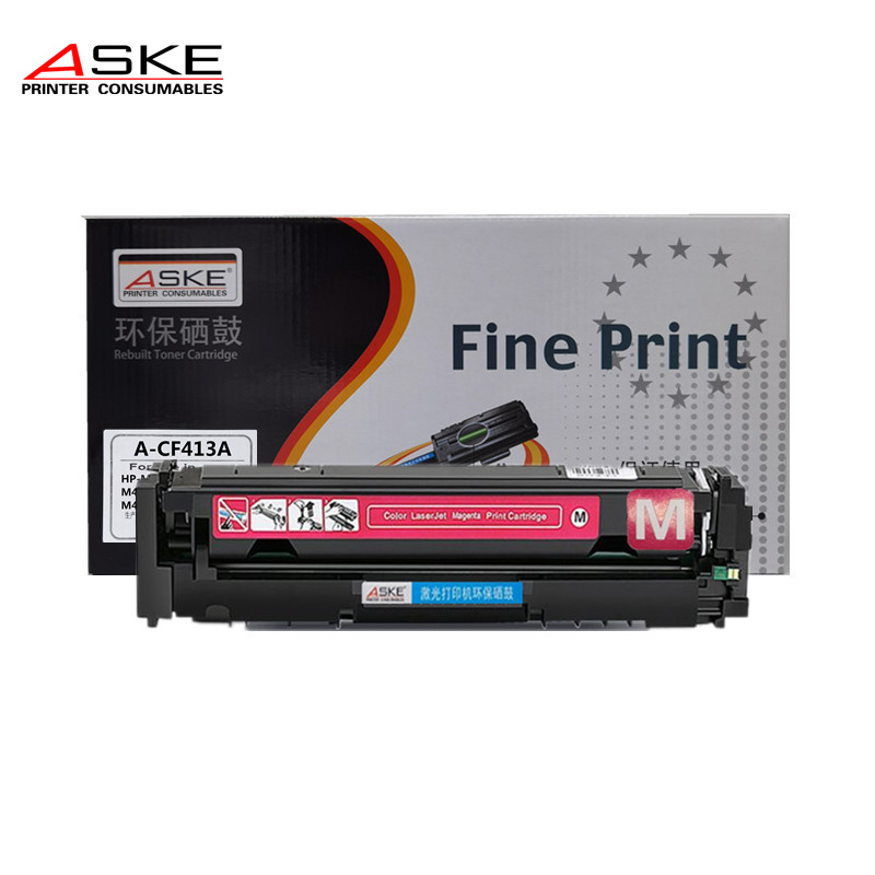 ASKE PRINTER CONSUMABLES激光打印机红色硒鼓A-CF413A高清大图