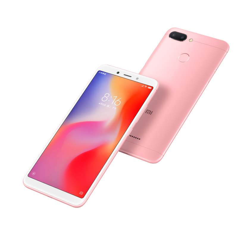 Xiaomi/小米 红米6 3GB+32GB 樱花粉 移动联通电信全网通4G手机