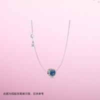 PANDORA潘多拉925银项链590515可搭配串珠吊坠简约气质锁骨链女