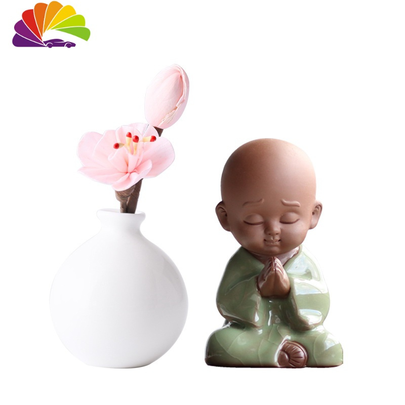 舒适主义创意小和尚汽车摆件漂亮内饰可爱车载用品车内装饰车内饰品