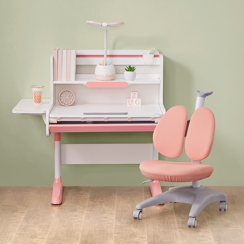 护童儿童学习桌椅套装可升降白鸽ds系列80cm100cm可选孩子家用学生课