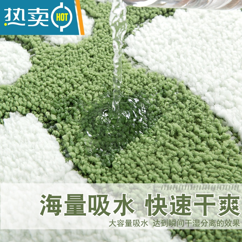 敬平地垫门垫家用客厅门口地毯厨房卫生间脚垫吸水浴室防滑垫子