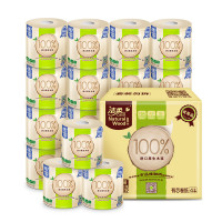 洁柔 卷纸 自然木系列 四层140克*27卷 有芯卷纸 卫生纸 整箱 新老包装交替发货