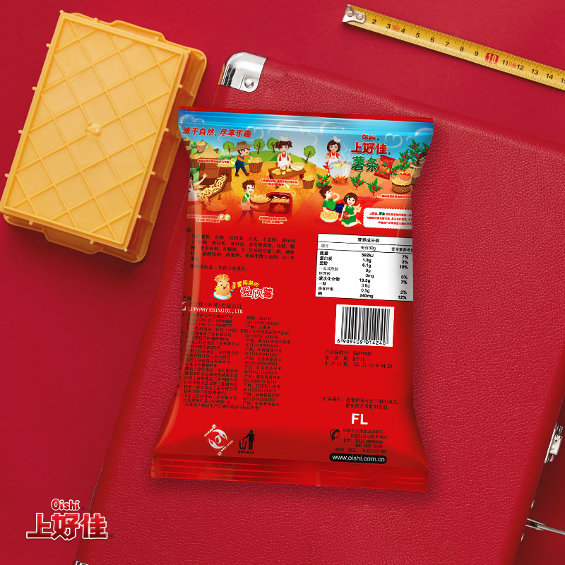 上好佳 薯条番茄口味 膨化食品 40g高清大图