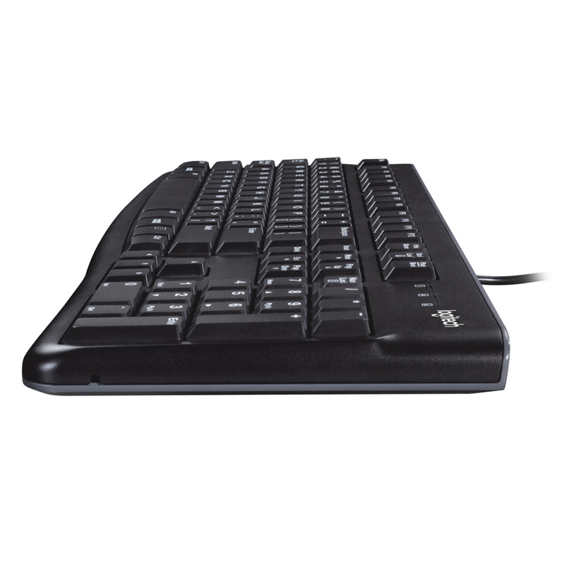 罗技(Logitech) MK120有线键盘鼠标套装 黑色 USB接口罗技 一套装