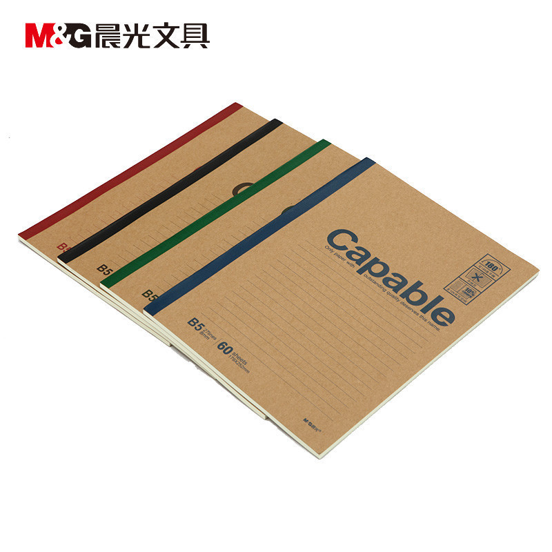 晨光(M&G)APYJR550 笔记本 Capable-B5无线装订本60页550-APYJR550 (8本/包)高清大图