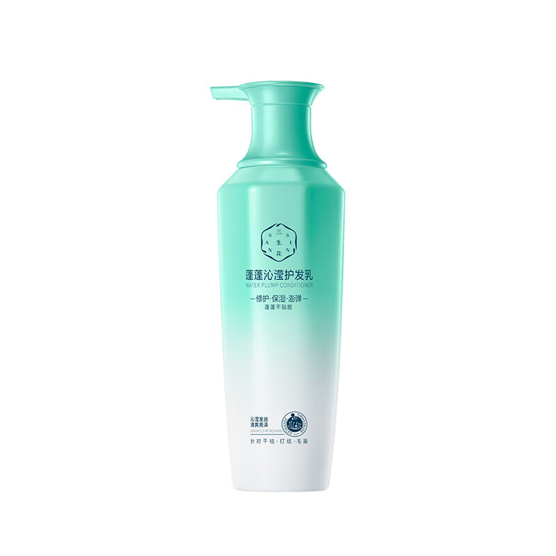 三生花百雀羚冰川蓬蓬沁滢护发乳400ml 护发素 水润保湿高清大图