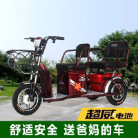 小巴士E6电动三轮车老人电动接送孩子代步车成人新款家用小电瓶车小型电动车