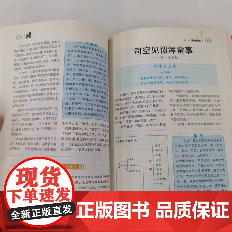 读古诗学历史 正版 用文学的灵动消除历史的沉重 从熟悉的诗句迈进历史的时空 北京科学技术高清大图