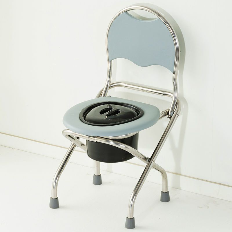 老人大便椅残疾人折叠扶手坐便椅加固可移动马桶洗澡椅子两用椅