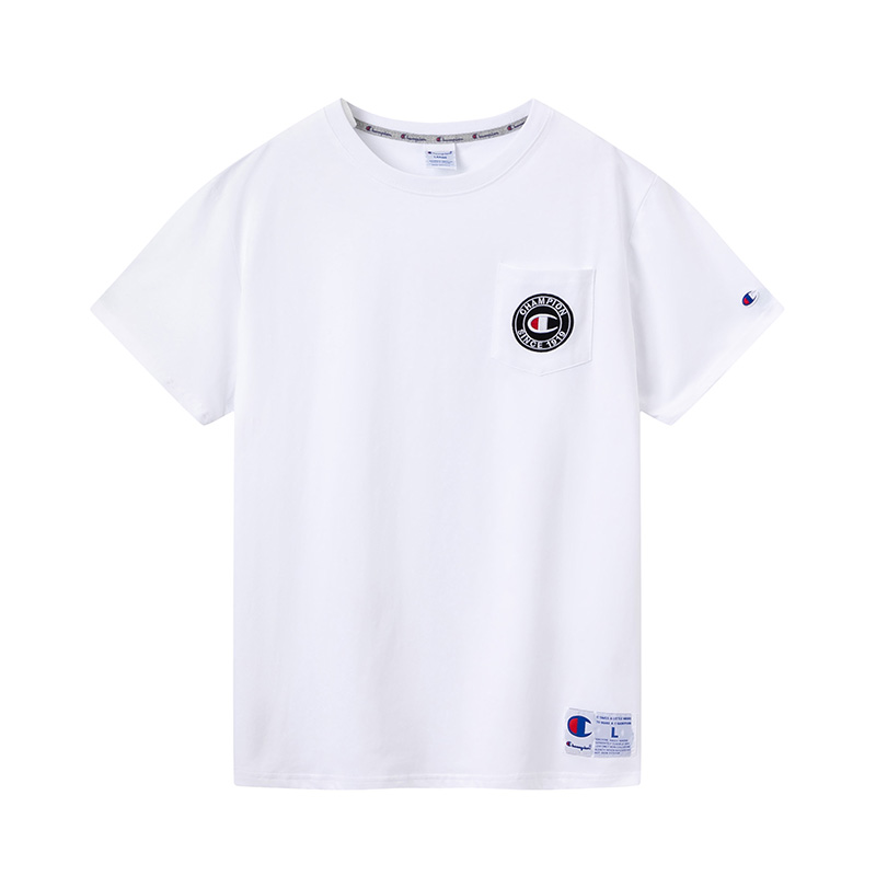 冠军champion印花logo短袖男女情侣款短袖t恤参数