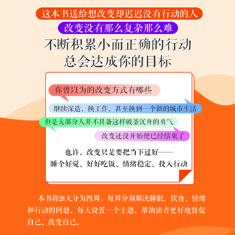 [正版]1%的力量:神奇的28天日常改变 陶红润著短毛桃成功励志书籍5%的改变情绪稳定认知觉醒刻意练习高清大图