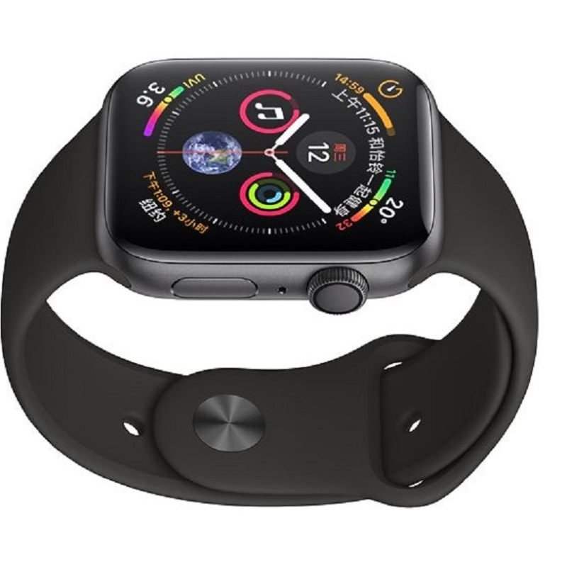 Apple Watch Series4 智能手表GPS+蜂窝网络款 44毫米 深空黑色不锈钢表壳搭配黑色运动型表带/TP